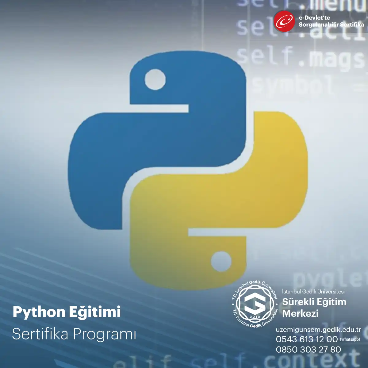Python Eğitimi Sertifika Programı